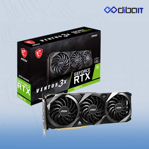 کارت گرافیک ام اس آی مدل GeForce RTX™ 3060 Ti VENTUS 3X 8G OC LHR