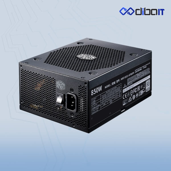 منبع تغذیه کامپیوتر کولر مستر مدل V850 PLATINUM