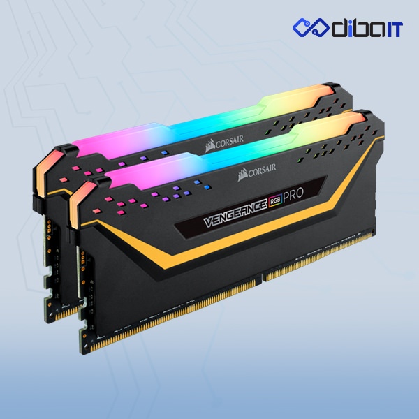 رم دسکتاپ DDR4 کورسیر مدل Vengeance RGB PRO  ظرفیت 16 گیگابایت دو کاناله 3200 مگاهرتز CL16