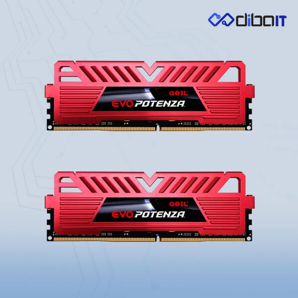 رم دسکتاپ DDR4 گیل مدل Evo Potenza ظرفیت 64 گیگابایت دو کاناله 3200 مگاهرتز