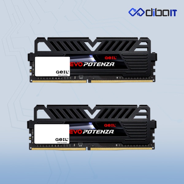 رم دسکتاپ DDR4 گیل مدل Evo Potenza ظرفیت 64 گیگابایت دو کاناله 3200 مگاهرتز
