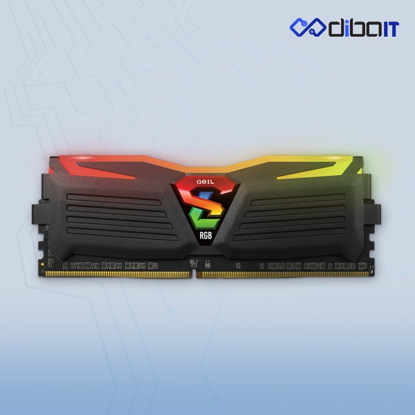رم دسکتاپ DDR4 گیل مدل Super Luce RGB ظرفیت 16 گیگابایت تک کاناله 3200 مگاهرتز