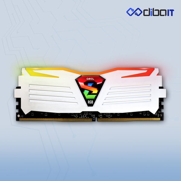 رم دسکتاپ DDR4 گیل مدل Super Luce RGB ظرفیت 16 گیگابایت تک کاناله 3200 مگاهرتز