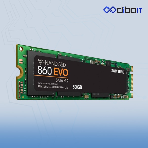اس اس دی اینترنال سامسونگ مدل Evo 860 m.2 ظرفیت 500 گیگابایت