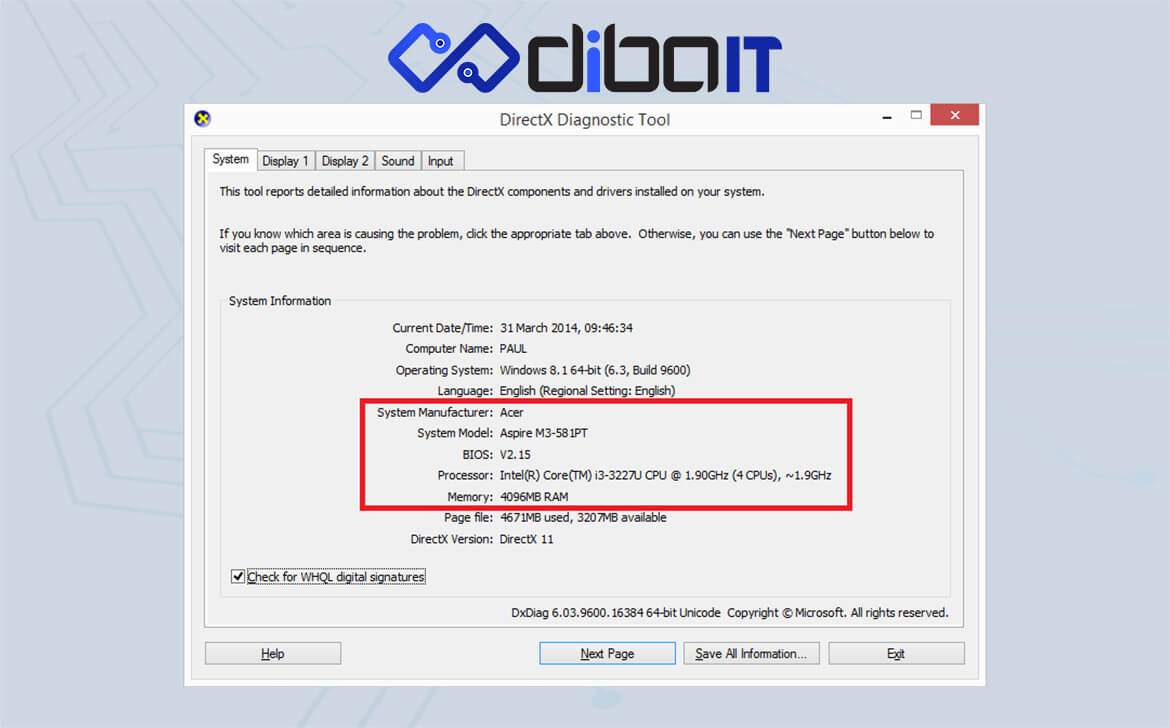 فهمیدن مدل مادربورد بدون نیاز به باز کردن کیس