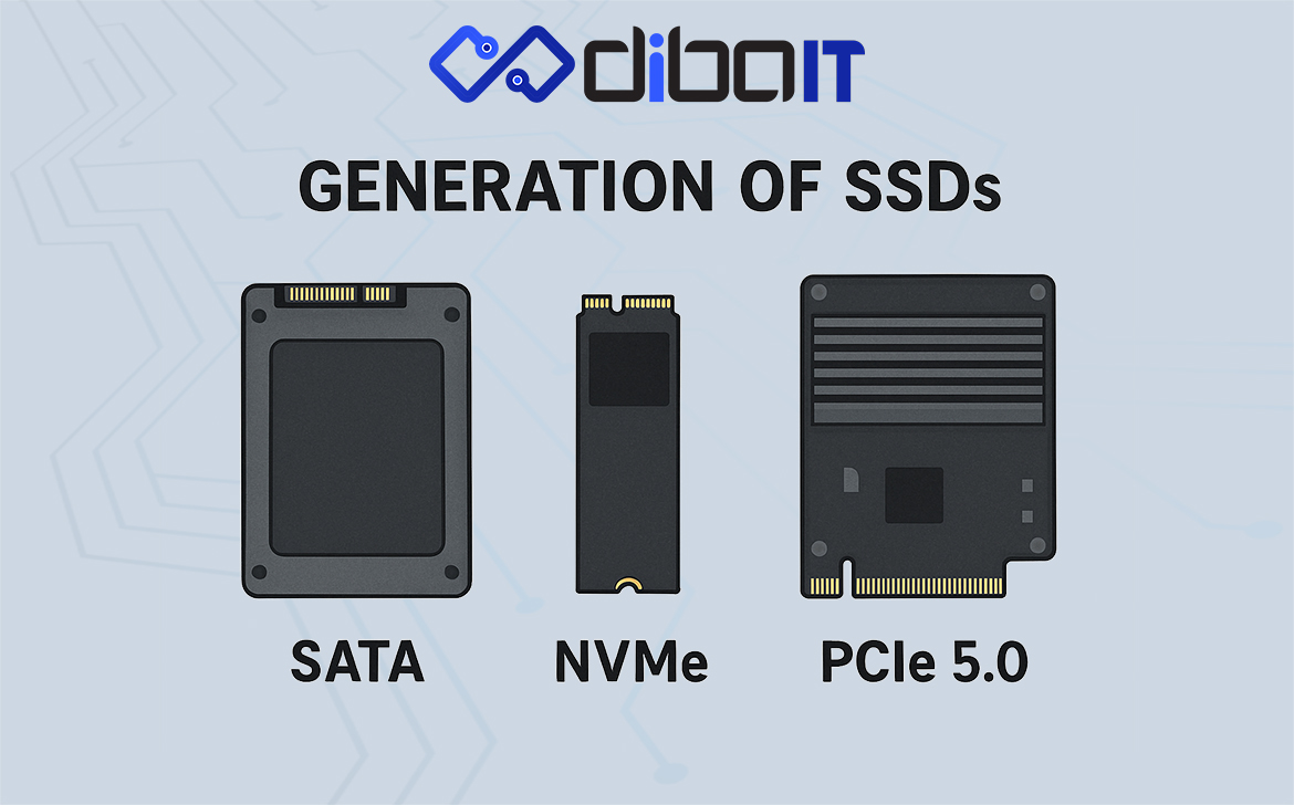 نسل‌های مختلف SSD و تفاوت آن‌ها: راهنمای جامع و فنی