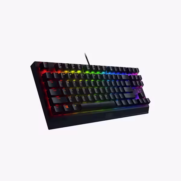 کیبورد مکانیکال گیمینگ ریزر BlackWidow V3 Green Switch Tenkeyless